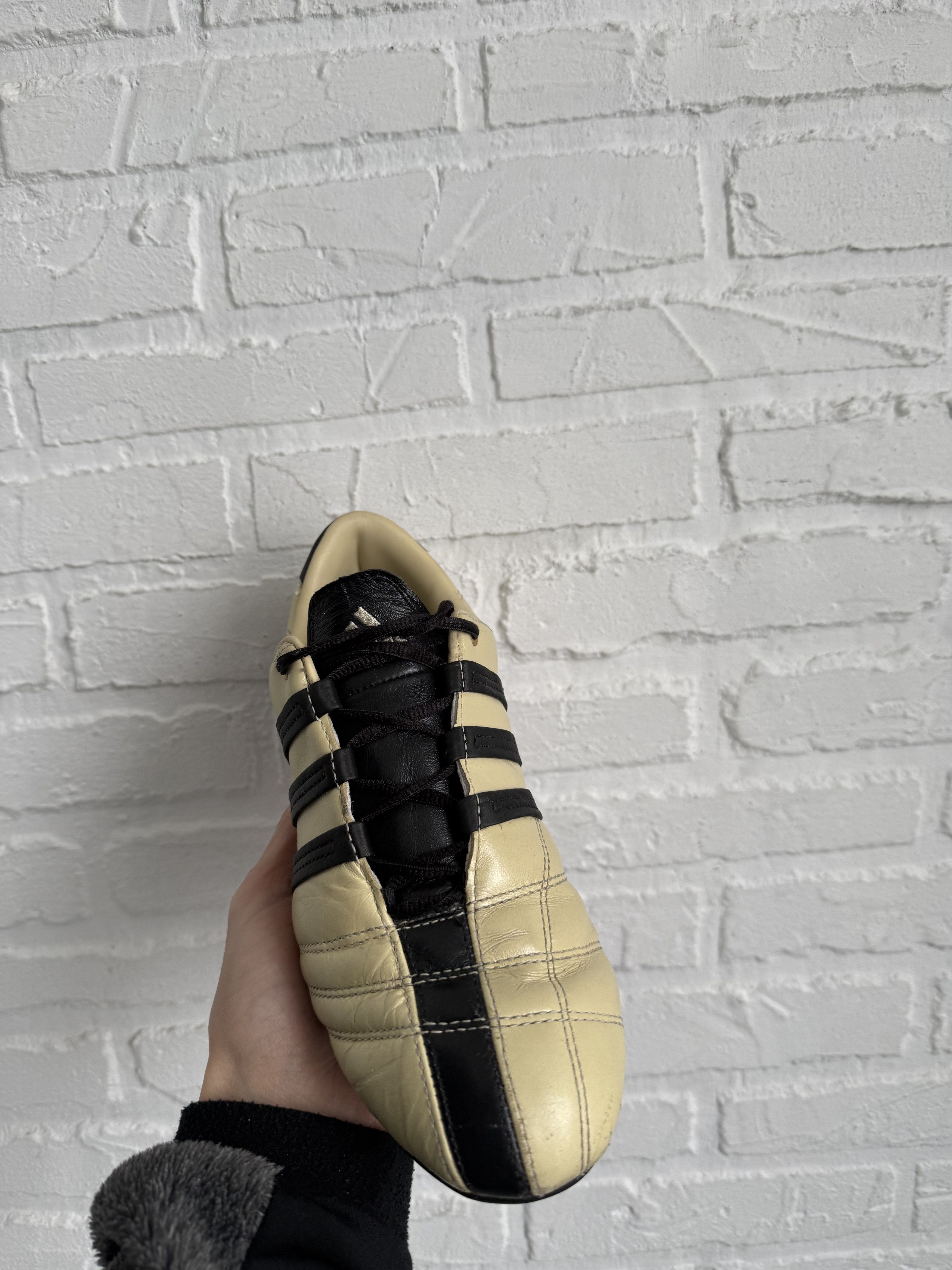 Adidas Vintage 2000s Adidas Taekwondo beige leather low sneakers Size US 7 / IT 37 - 2 Thumbnail