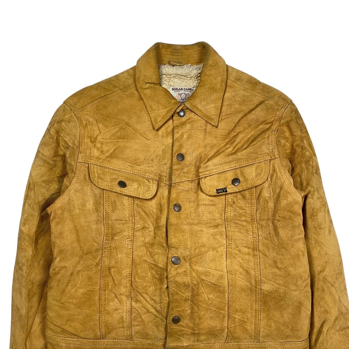 Lee × Sugar Cane Vintage Sugarcane Riders Western Wear Leather Suede Jacket Size US M / EU 48-50 / 2 - 6 Thumbnail