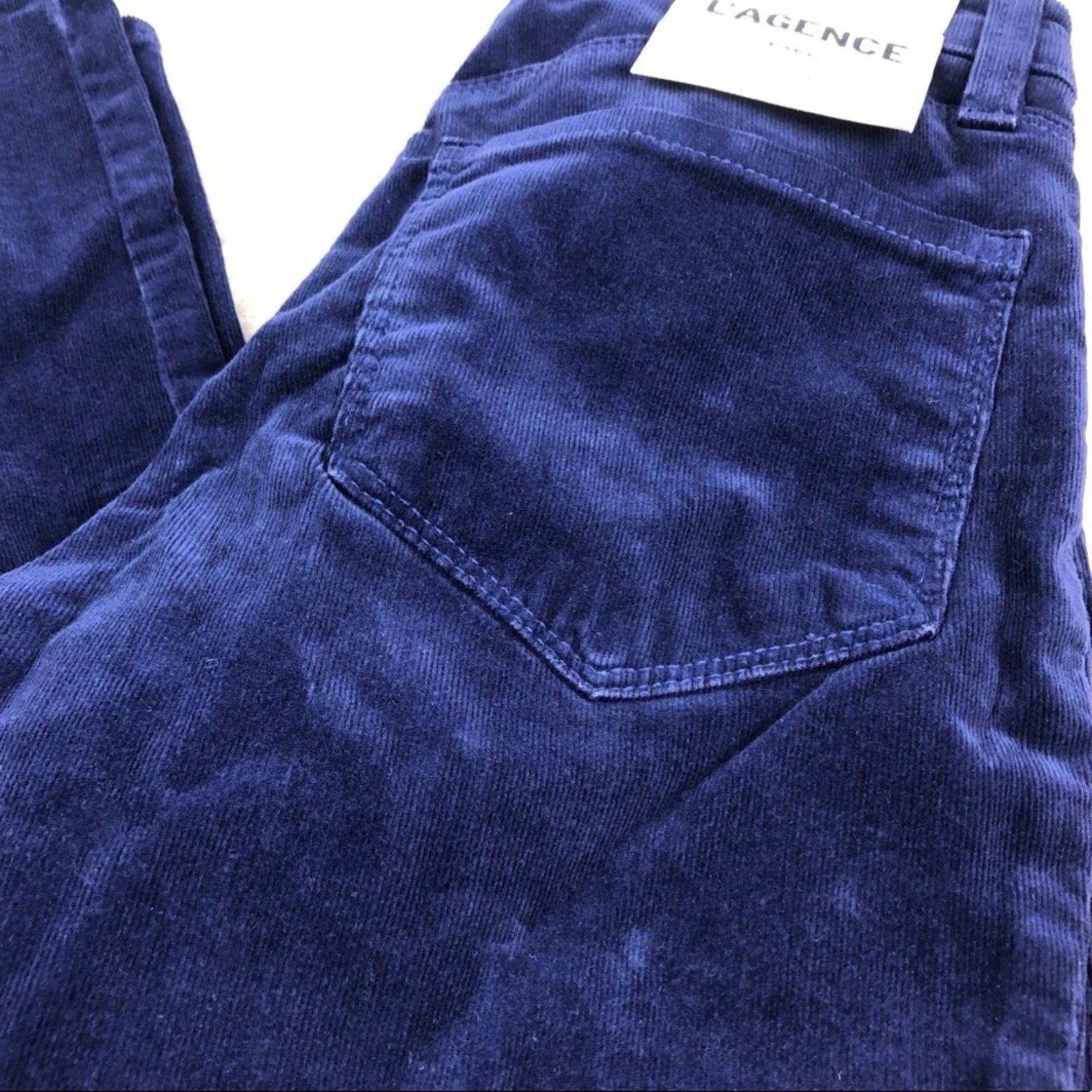 L'AGENCE New with tag L’AGENCE Sada Corduroy Crop Skinny Pants Size 23" - 9 Thumbnail