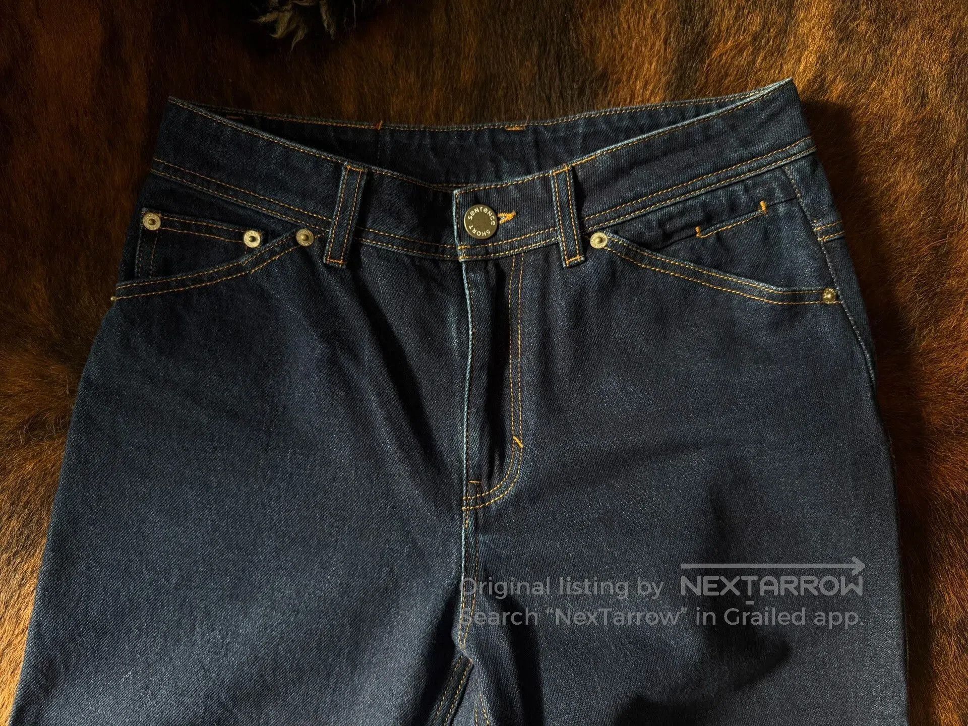Japanese Brand SHORT SENTENCE 23 SS Designer Jeans. Size 28" / US 6 / IT 42 - 5 Thumbnail