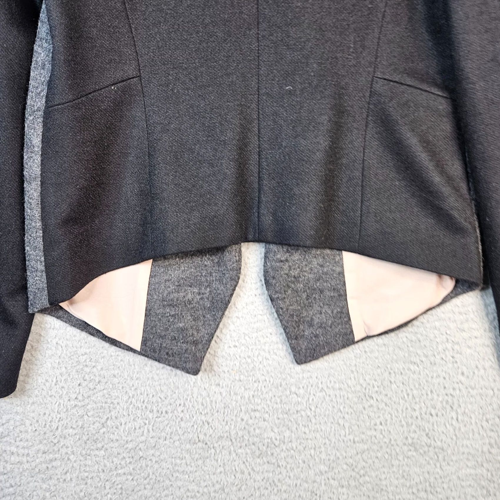 Ann Taylor Ann Taylor Women’s Blazer Two Tone Black Gray Open Front Size 4 Regular Jacket Size S / US 4 / IT 40 - 7 Thumbnail