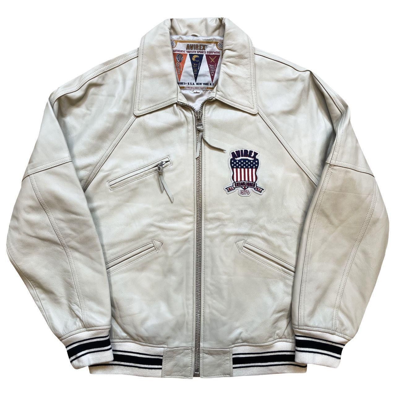 Avirex Avirex Leather Varsity Jacket Size US M / EU 48-50 / 2 - 2 Thumbnail