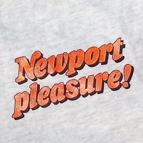 Hanes Deadstock Vintage 90s Newport Pleasure! Neon Sweat Shorts Size US 32 / EU 48 - 1 Thumbnail