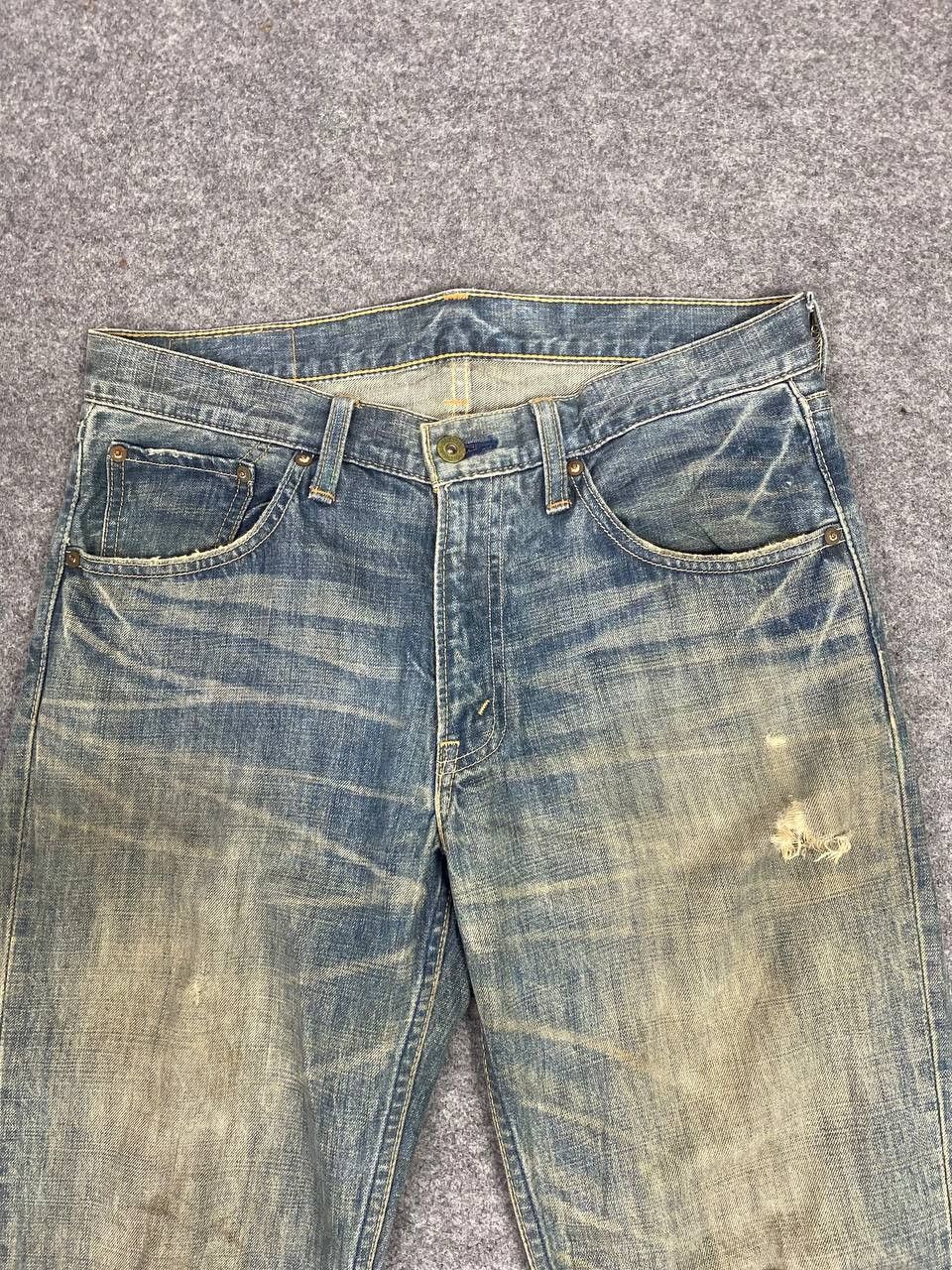 Levi's vintage levis 502 distressed denim nice design Size US 34 / EU 50 - 9 Thumbnail