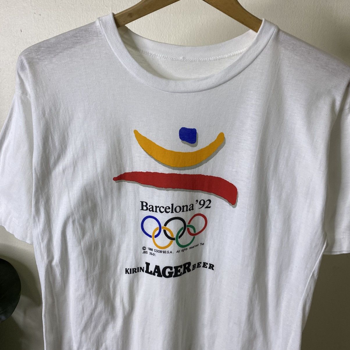 USA Olympics Vintage 1992 Barcelona Summer Olympics Tshirt Size US S / EU 44-46 / 1 - 2 Thumbnail
