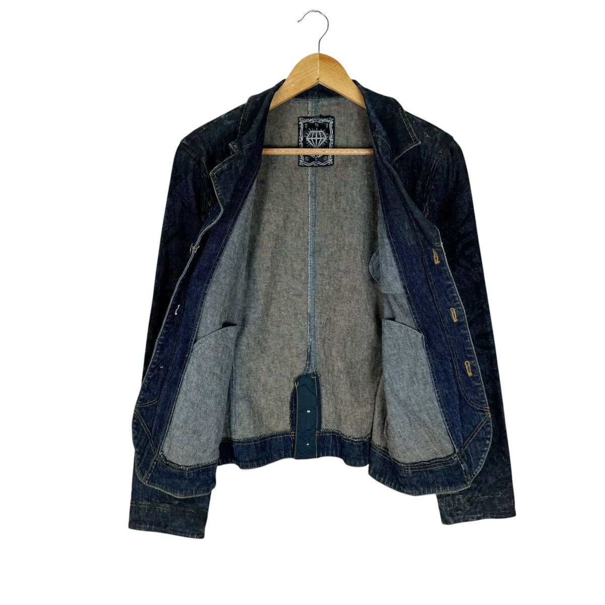If Six Was Nine × Japanese Brand ☀️ALGONQUINS ART JEANS DEMIM JACKET Size M / US 6-8 / IT 42-44 - 8 Thumbnail