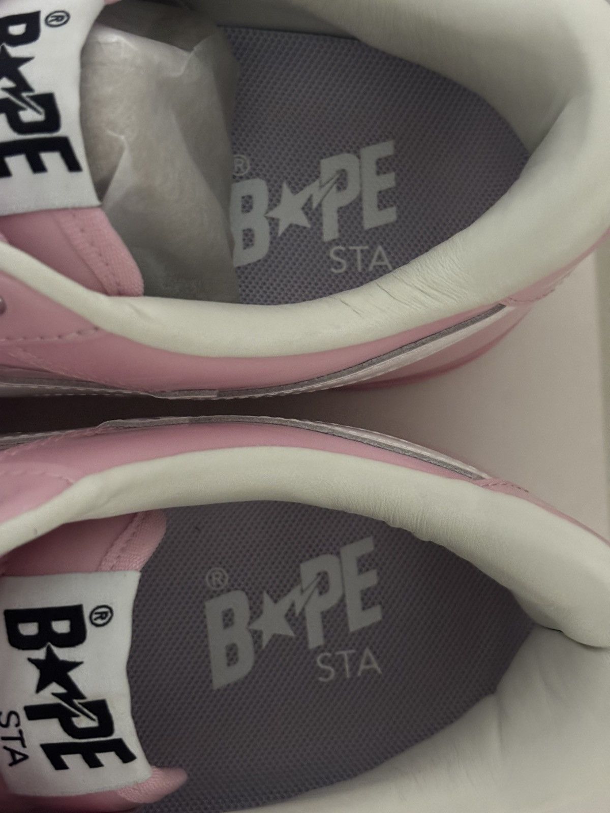 Bape Authentic ape bape bape sta #2 pink 10 new bapesta Size US 10 / EU 43 - 6 Thumbnail