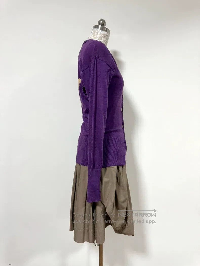 Vivienne Westwood Vivienne Westwood Purple Skull Saturn Knit Long Sleeve Car Size M / US 6-8 / IT 42-44 - 4 Thumbnail