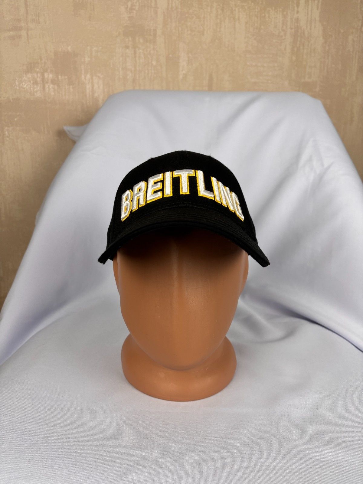 Breitling Mint! Breitling Watch Swiss Big Logo Cotton Cap Hat One Size Size ONE SIZE - 2 Thumbnail