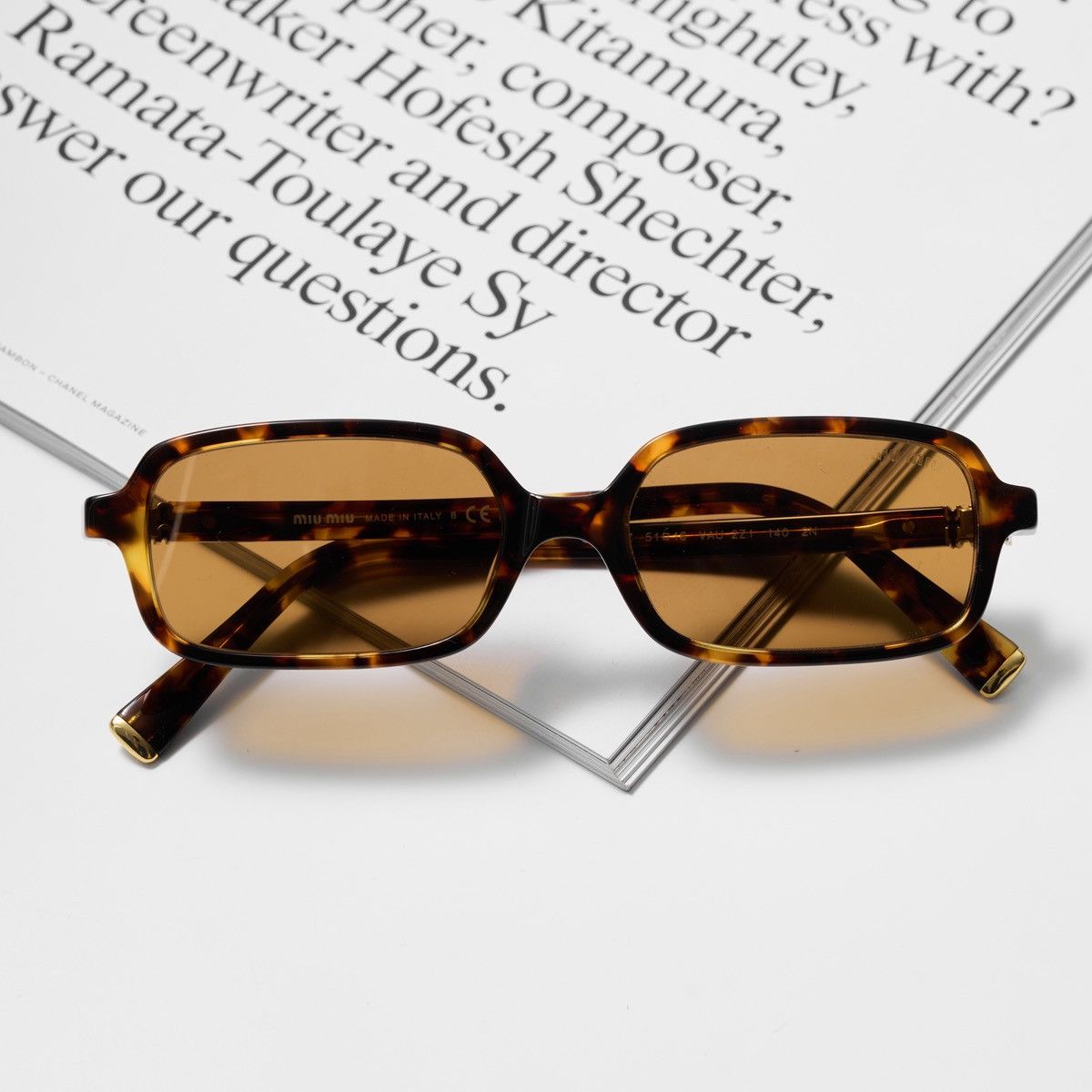 Miu Miu MIU MIU 0MU 11ZS VAU2Z1 SUNGLASSES Size ONE SIZE - 6 Thumbnail