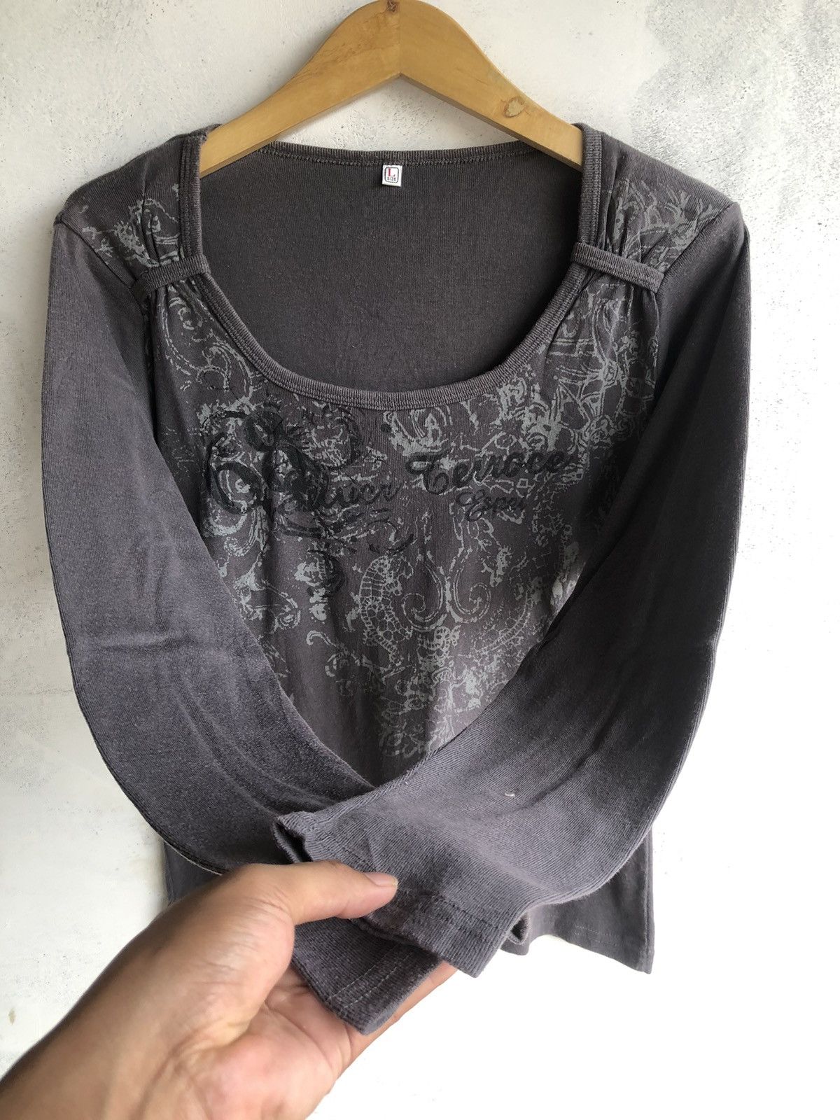 Hysteric Glamour Y2k Gothic Poem LongSleeve Ifsix Style Size US M / EU 48-50 / 2 - 2 Thumbnail