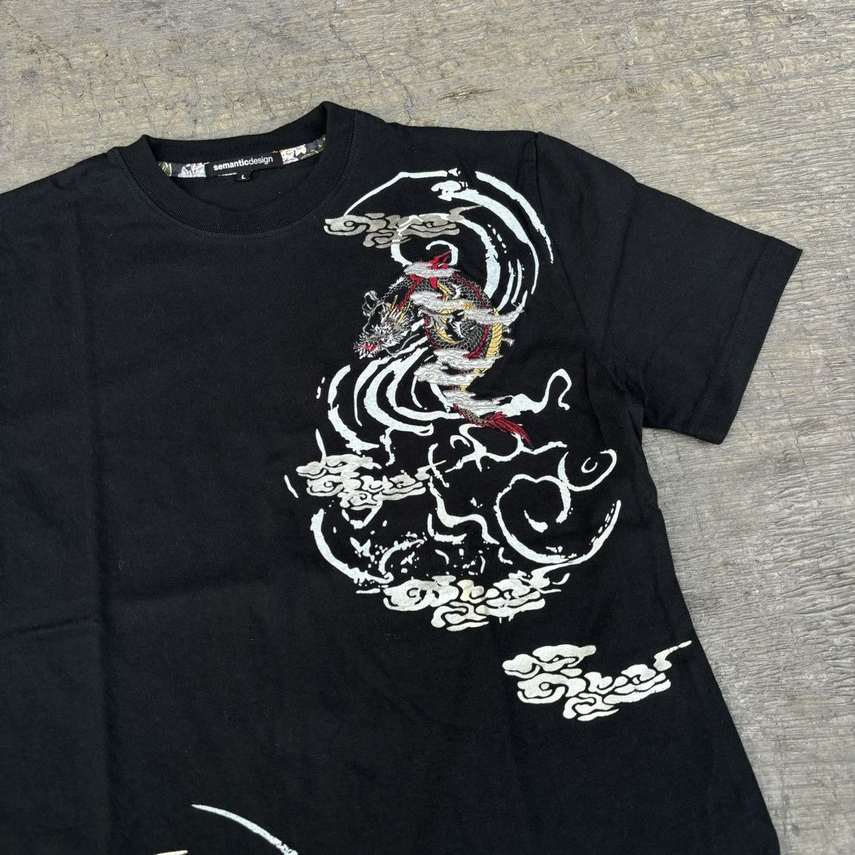 Japanese Brand × semanticdesign Y2K semantic design sukajan tshirt Size US L / EU 52-54 / 3 - 2 Thumbnail