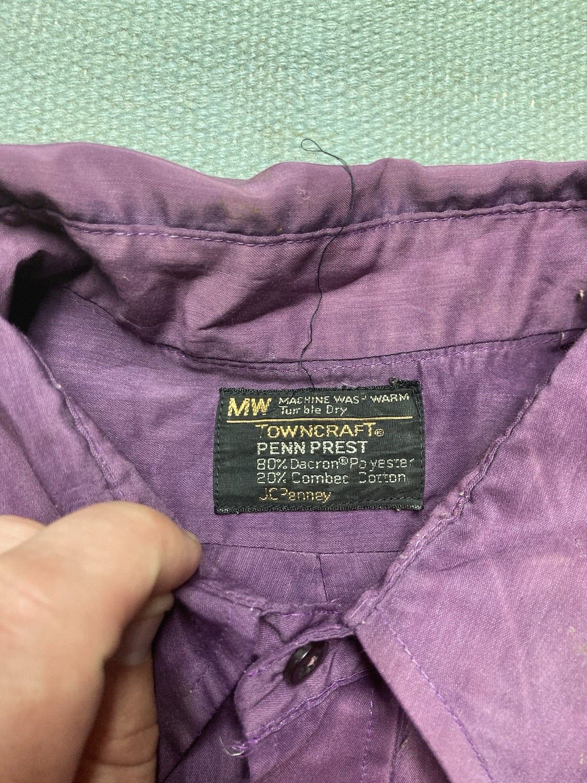 Vintage Vintage 70s button shirt Penney’s Towncraft distressed large Size US L / EU 52-54 / 3 - 7 Thumbnail