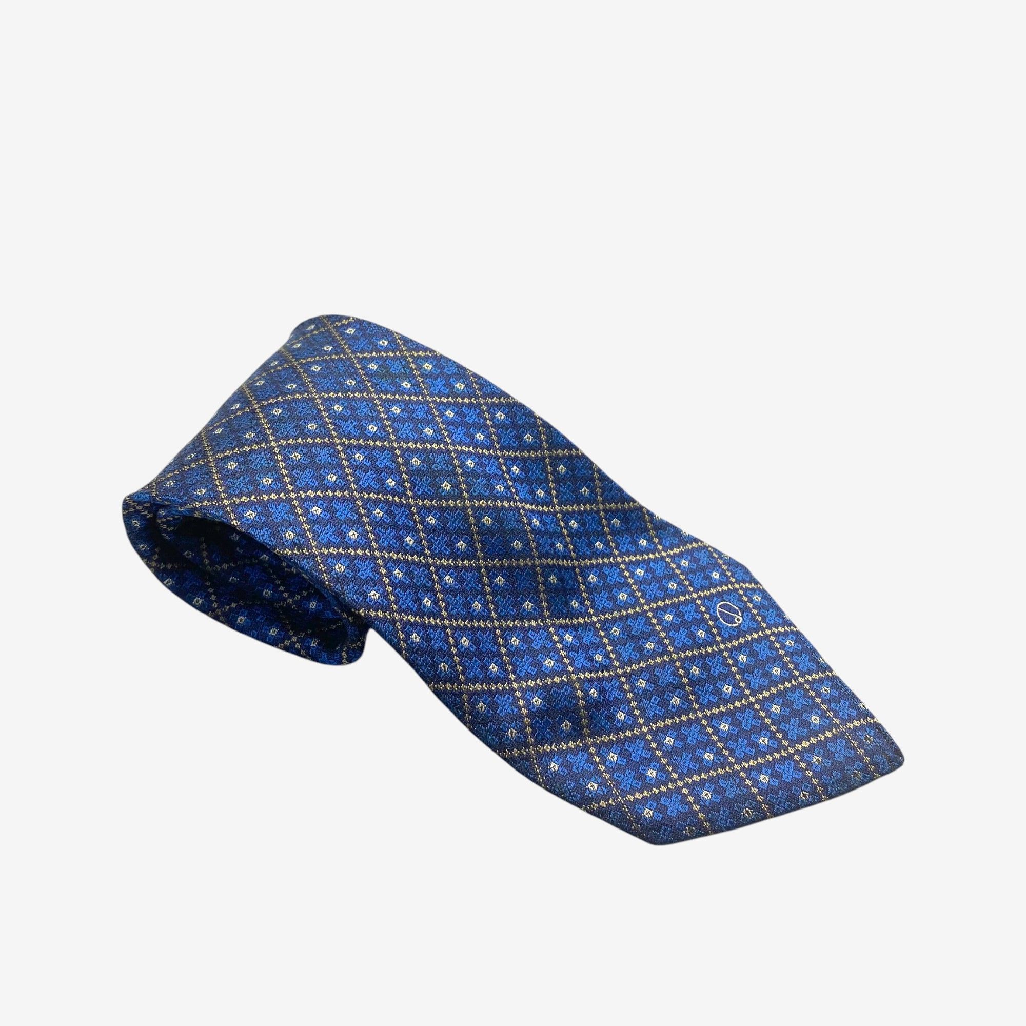 Alfred Dunhill Vintage Dunhill SILK Necktie Cravate Pure Silk Neck Tie Size ONE SIZE - 1 Thumbnail