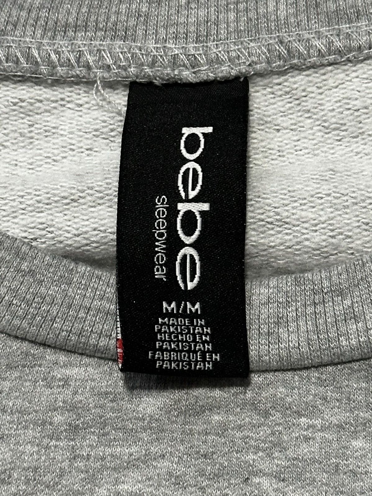 Bebe Bebe Sleepwear Crop Top Sweatshirt Size M / US 6-8 / IT 42-44 - 6 Thumbnail