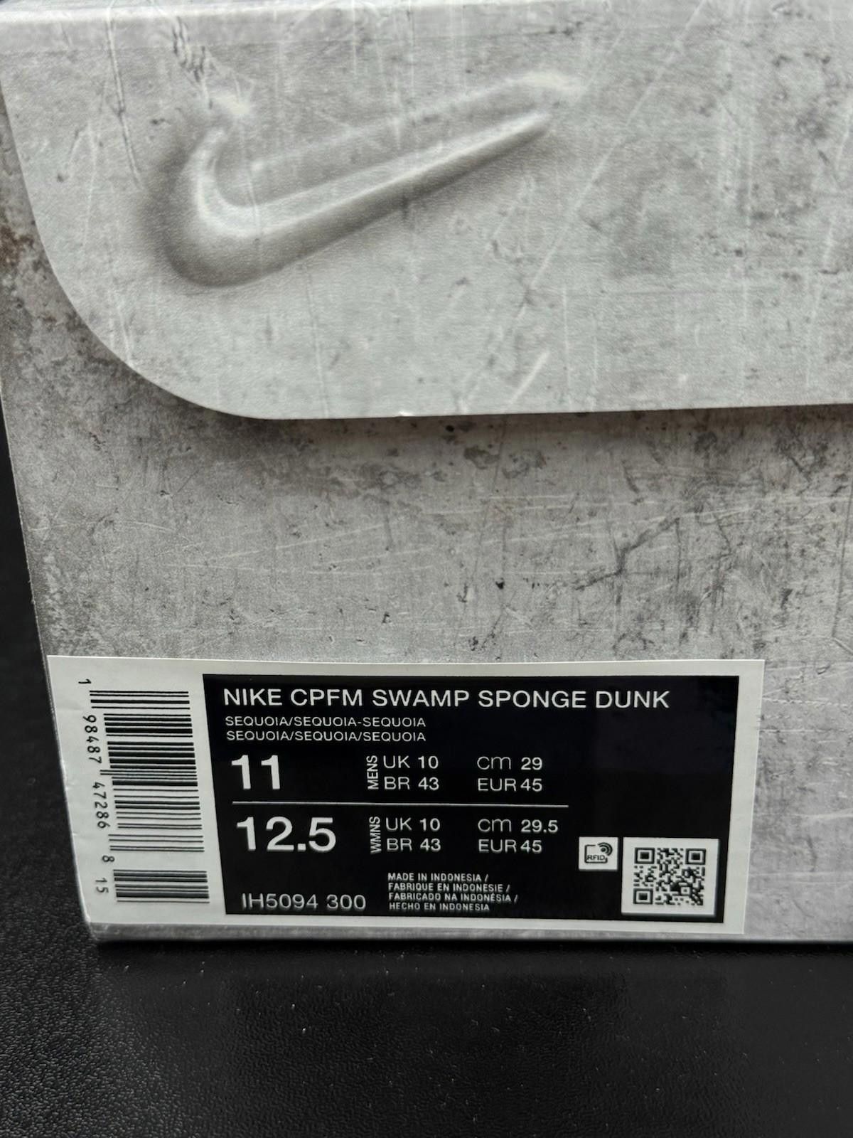 Nike Nike CPFM Cactus Plant Dunk Swamp Sponge Sequoia Black (11) Size US 11 / EU 44 - 12 Thumbnail