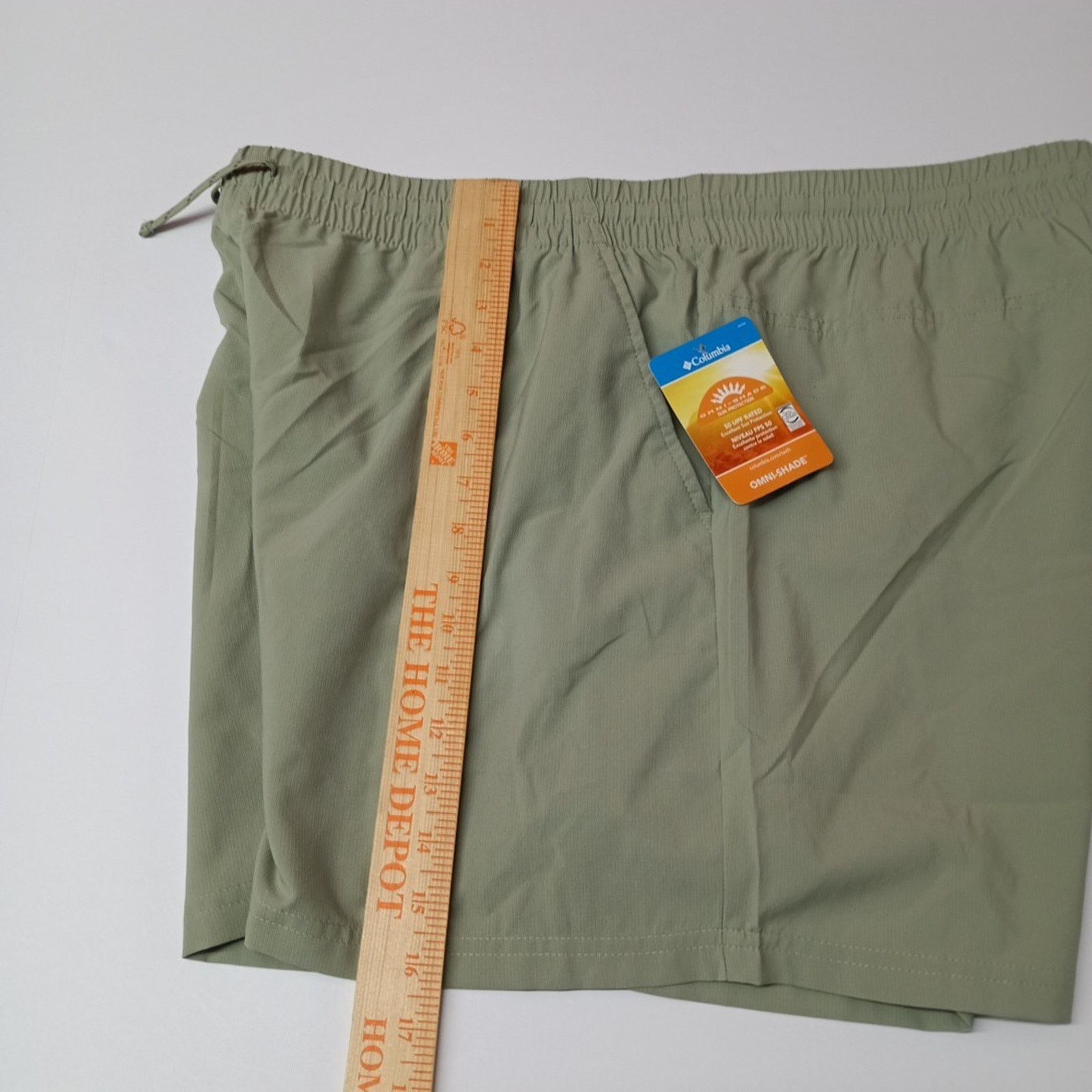 Columbia Columbia Women's Blue Vista Hill Shorts Size XL Green 5" Ins Size 38" / US 16 / IT 52 - 8 Thumbnail