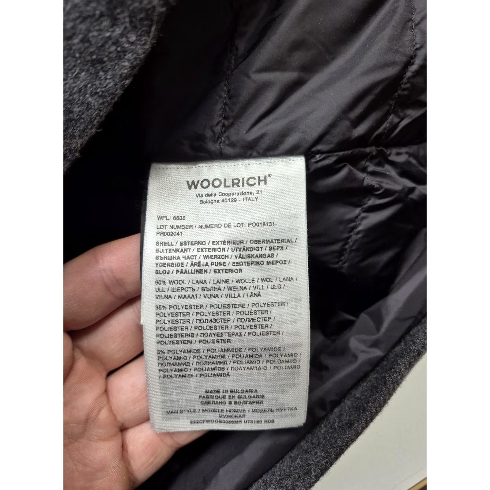 Vintage Woolrich Jacket Mens 2XL Gray Wool Tweed Military Snap Front Lined Outdoor Jacket Size US XXL / EU 58 / 5 - 4 Thumbnail