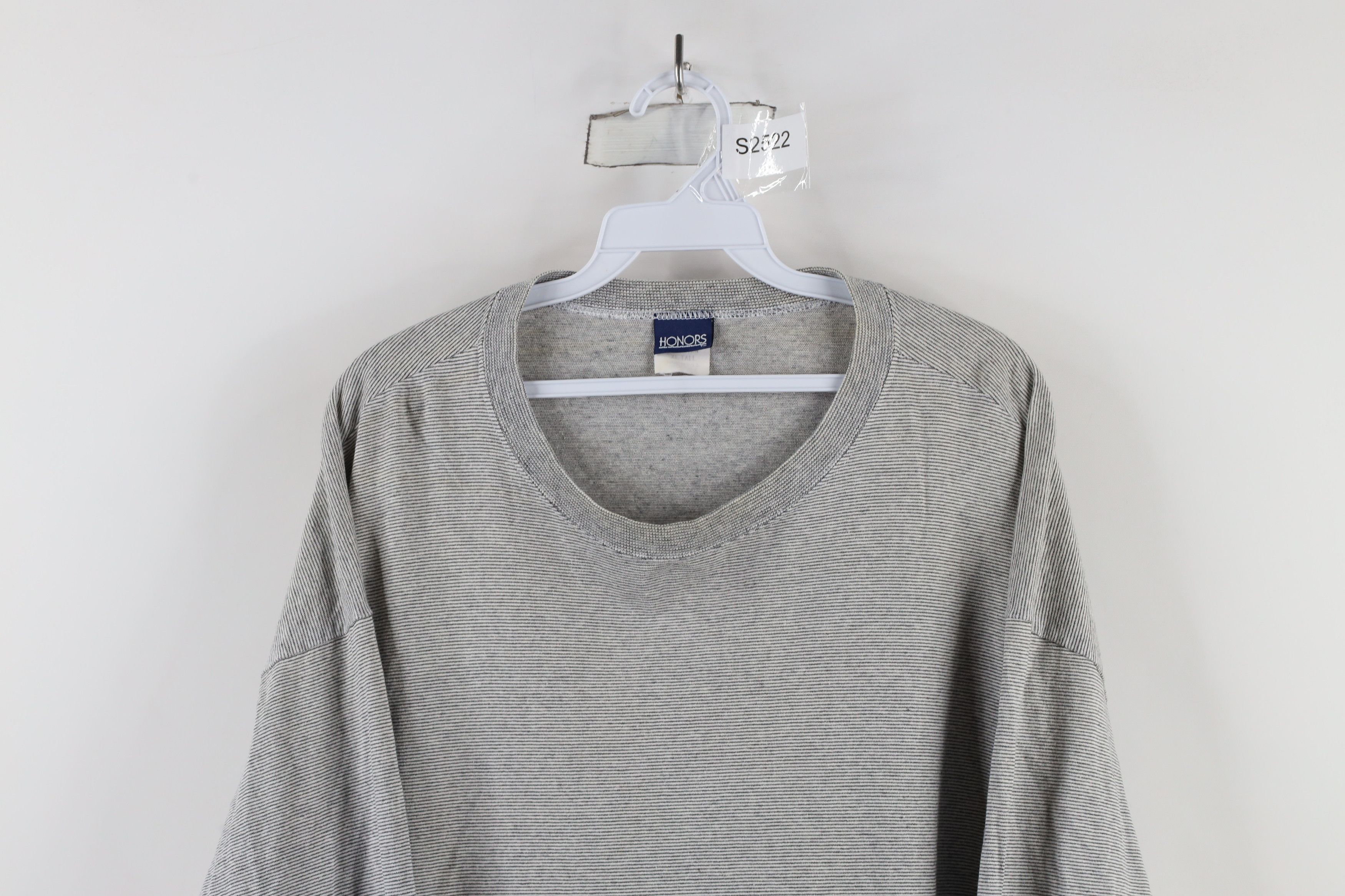 Vintage Vintage 90s Streetwear Striped Long Sleeve T-Shirt Cotton Size US XL / EU 56 / 4 - 2 Thumbnail