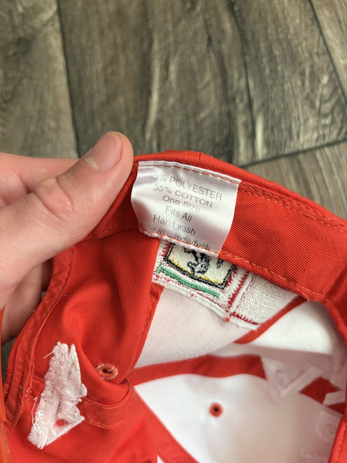 Formula 1 Vintage 90s Michael Schumacher Ferrari Racing Signed Hat Size ONE SIZE - 12 Thumbnail