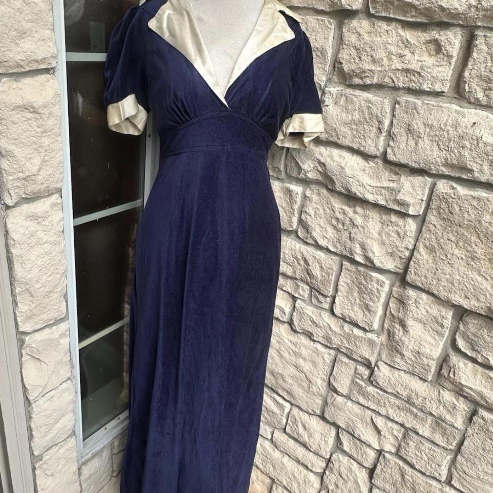 Other Vintage Y2K 90s Byer California Navy Blue Ivory Size S / US 4 / IT 40 - 1 Thumbnail