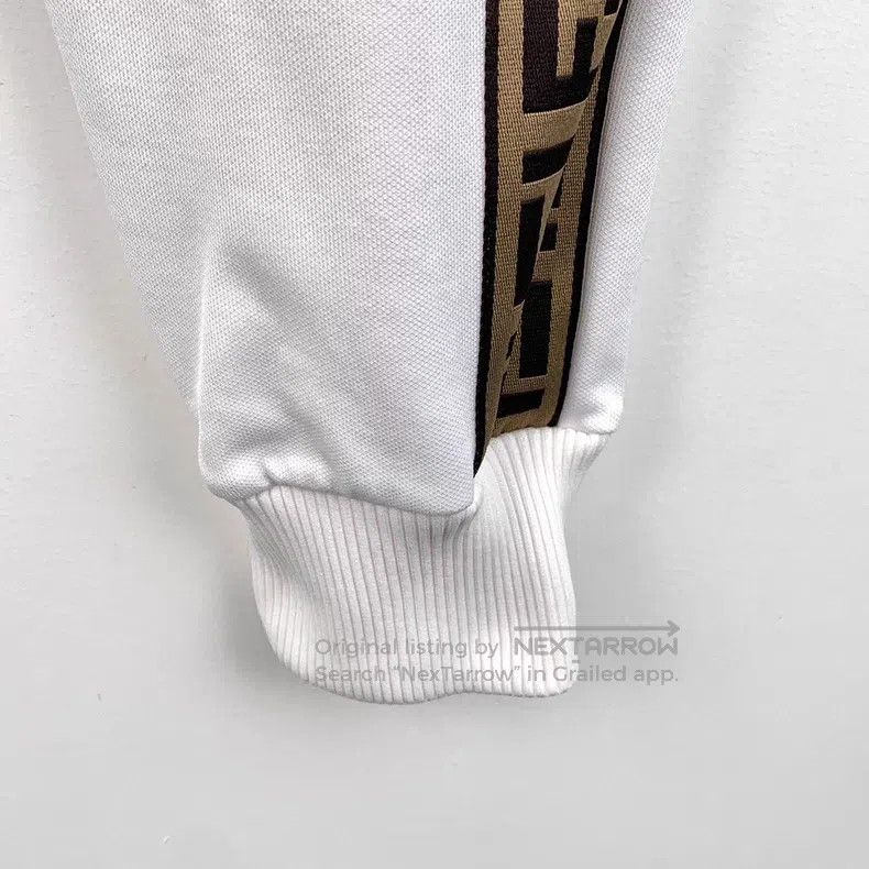 Fendi Fendi White logo letter cuffed casual sports pants Size 26" / US 2 / IT 38 - 5 Thumbnail
