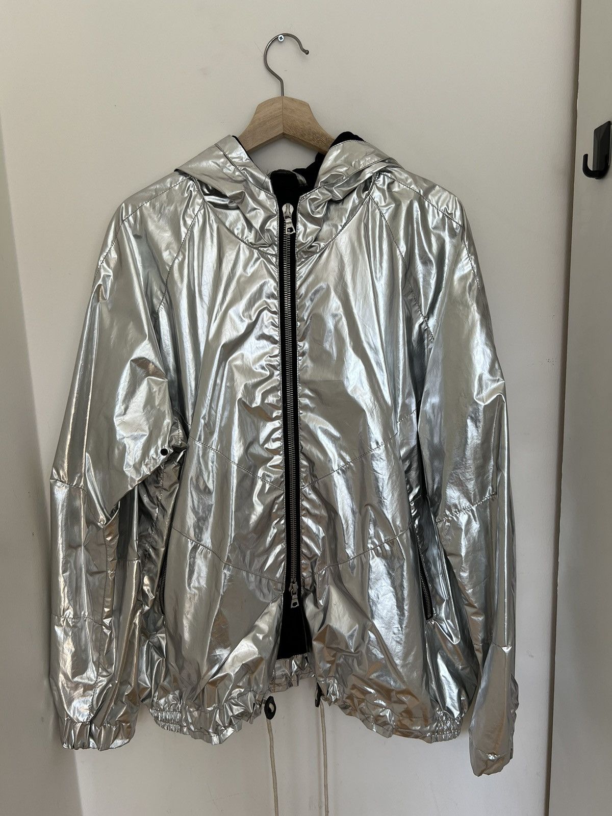 image of Represent Clo Aliminium Jacket Silver, Men's (Size Medium)