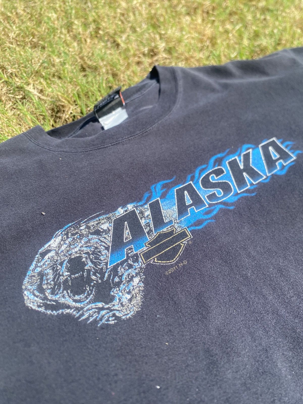 Harley Davidson Vintage Alaska Harley Davidson with bear Size US L / EU 52-54 / 3 - 2 Thumbnail
