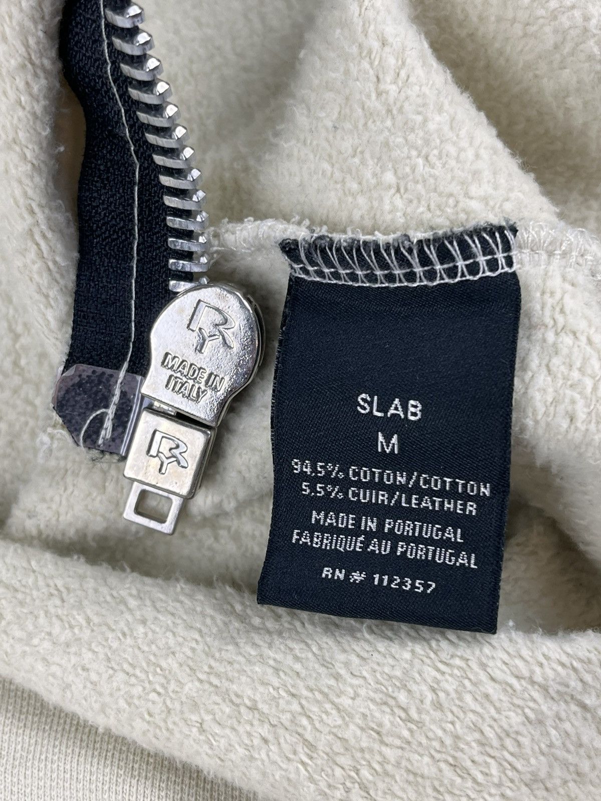 Rick Owens Rick Owens SLAB Layered Leather Bondage Hoodie Size US M / EU 48-50 / 2 - 3 Thumbnail