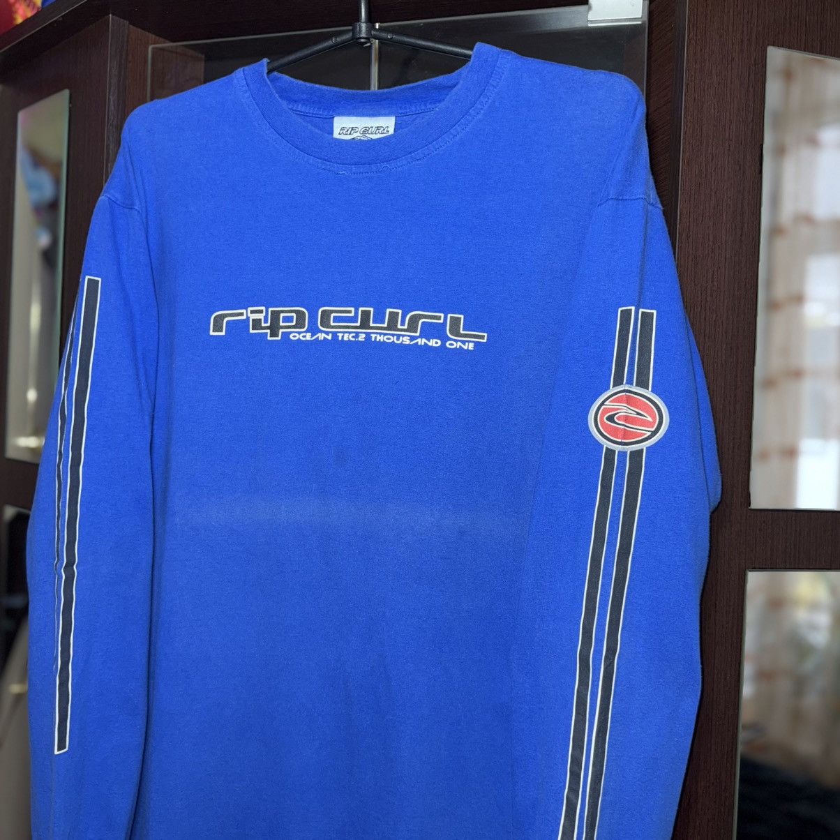 Rip Curl 🏄 Vintage 90s Rip Curl Surf Long Sleeve Size US L / EU 52-54 / 3 - 6 Thumbnail