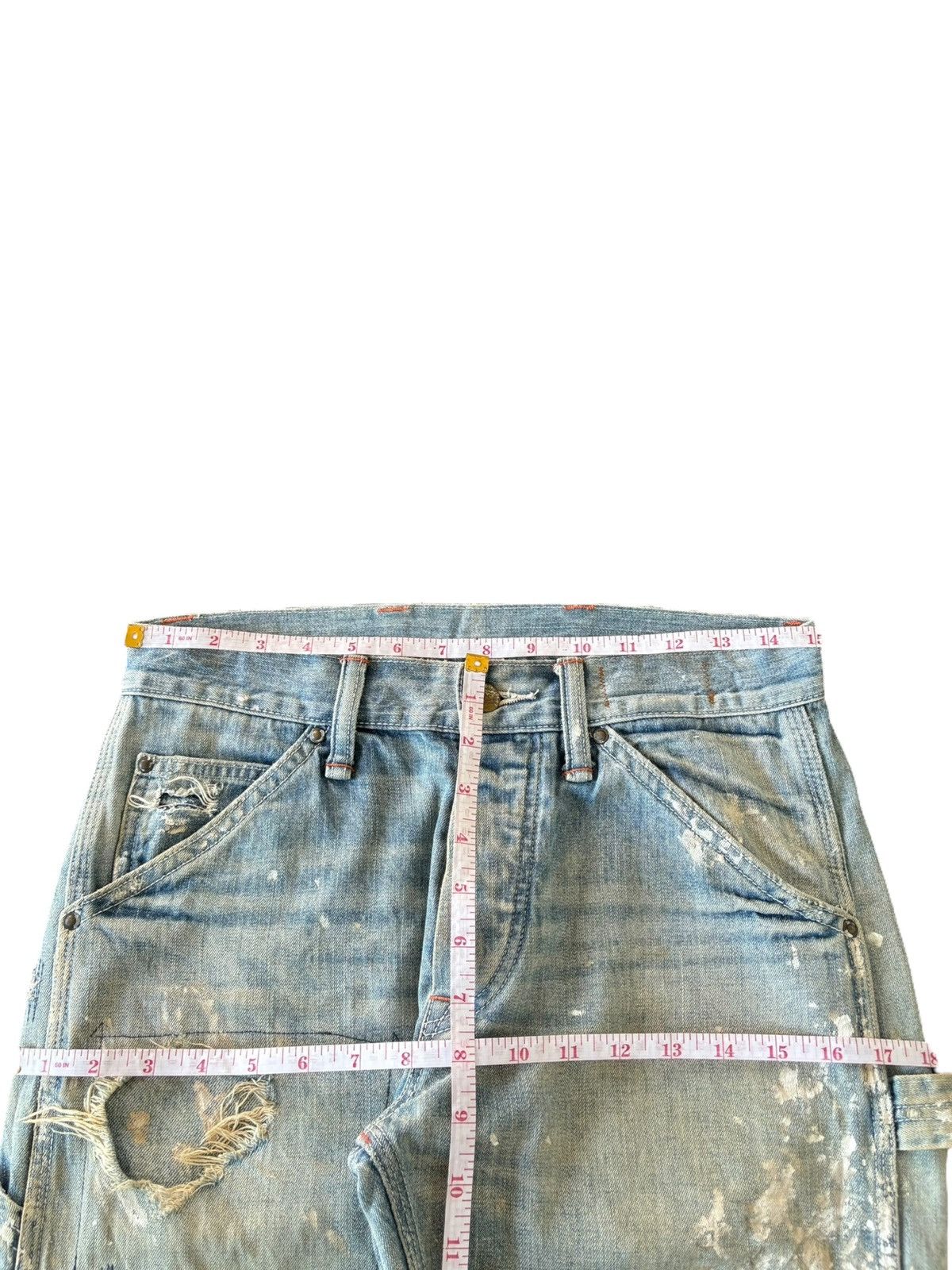 Denim & Supply Ralph Lauren Vintage Denim Supply Carpenter Painted Patches Loose Jeans Size US 30 / EU 46 - 6 Thumbnail