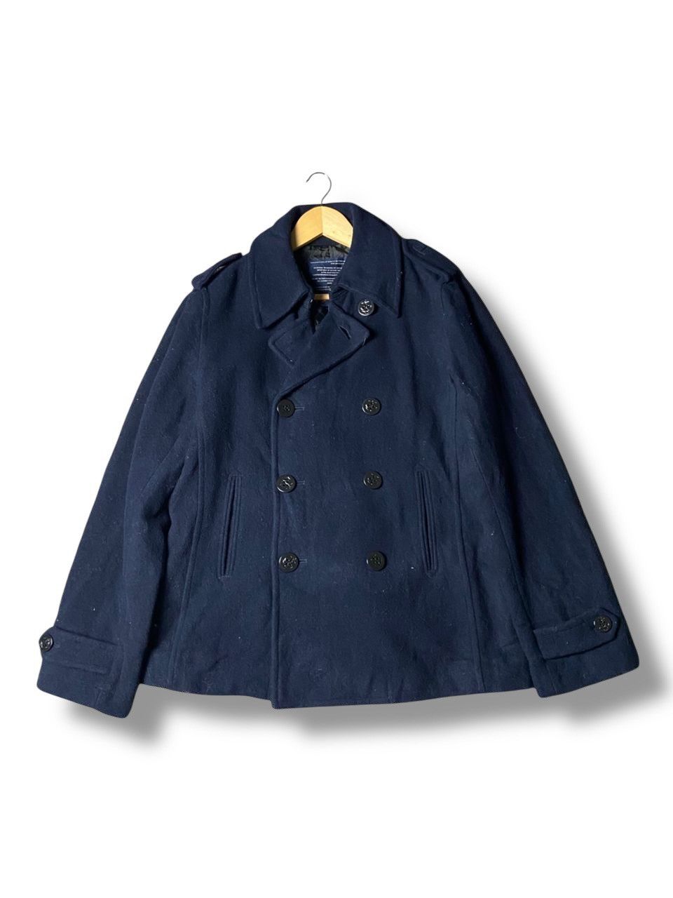 Alpha Industries Alpha Industries Double Breasted Wool Jacket (148) Size US XL / EU 56 / 4 - 1 Thumbnail