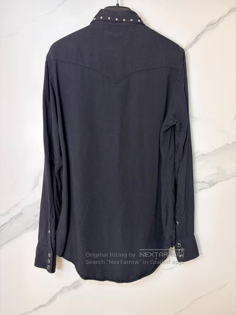 Saint Laurent Paris Saint Laurent Paris Black Cat-Eye Button Studs Shirt Size US S / EU 44-46 / 1 - 2 Thumbnail
