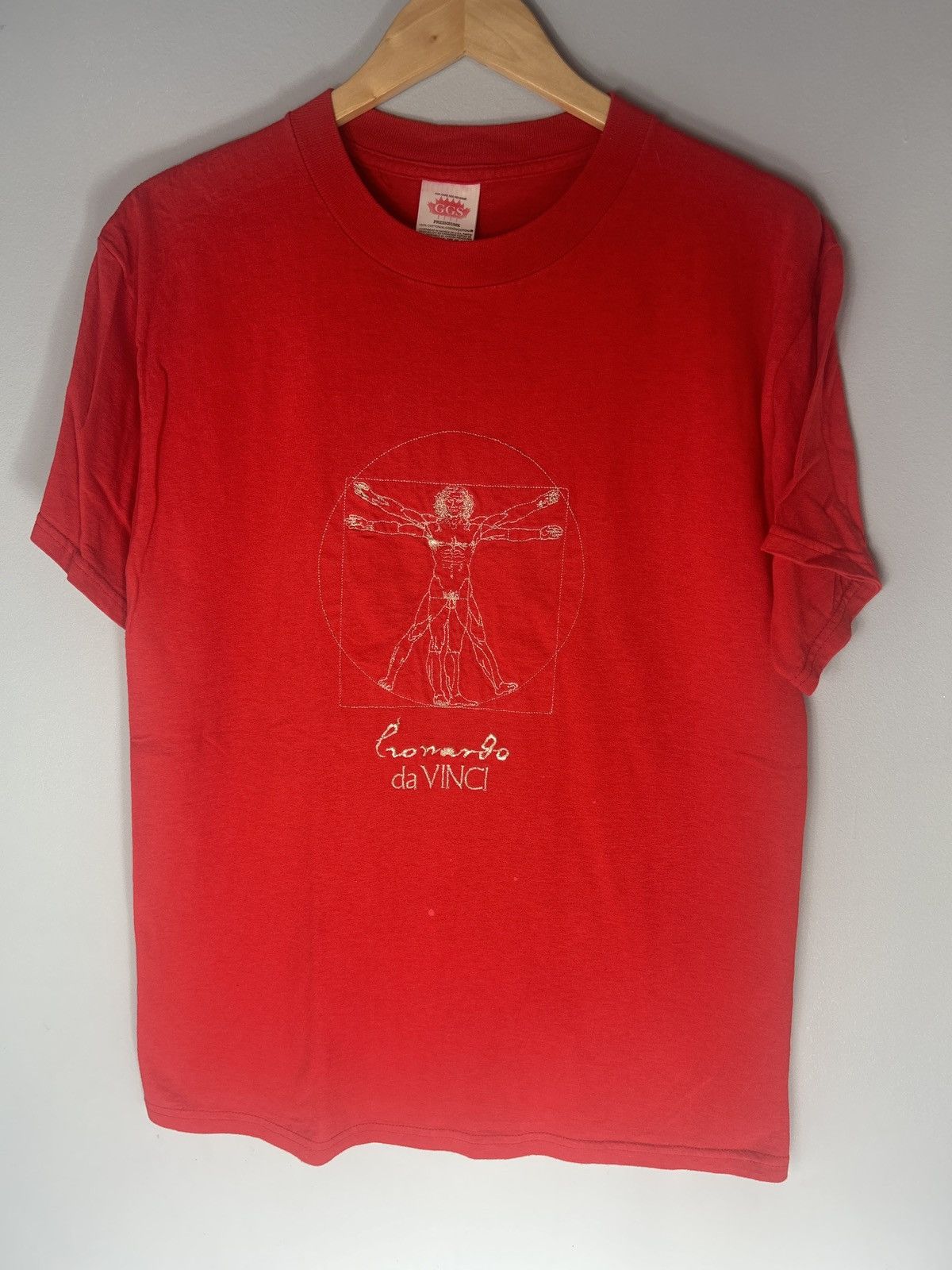 Vintage Vintage Leonardo Da Vinci Tee Size US M / EU 48-50 / 2 - 2 Thumbnail