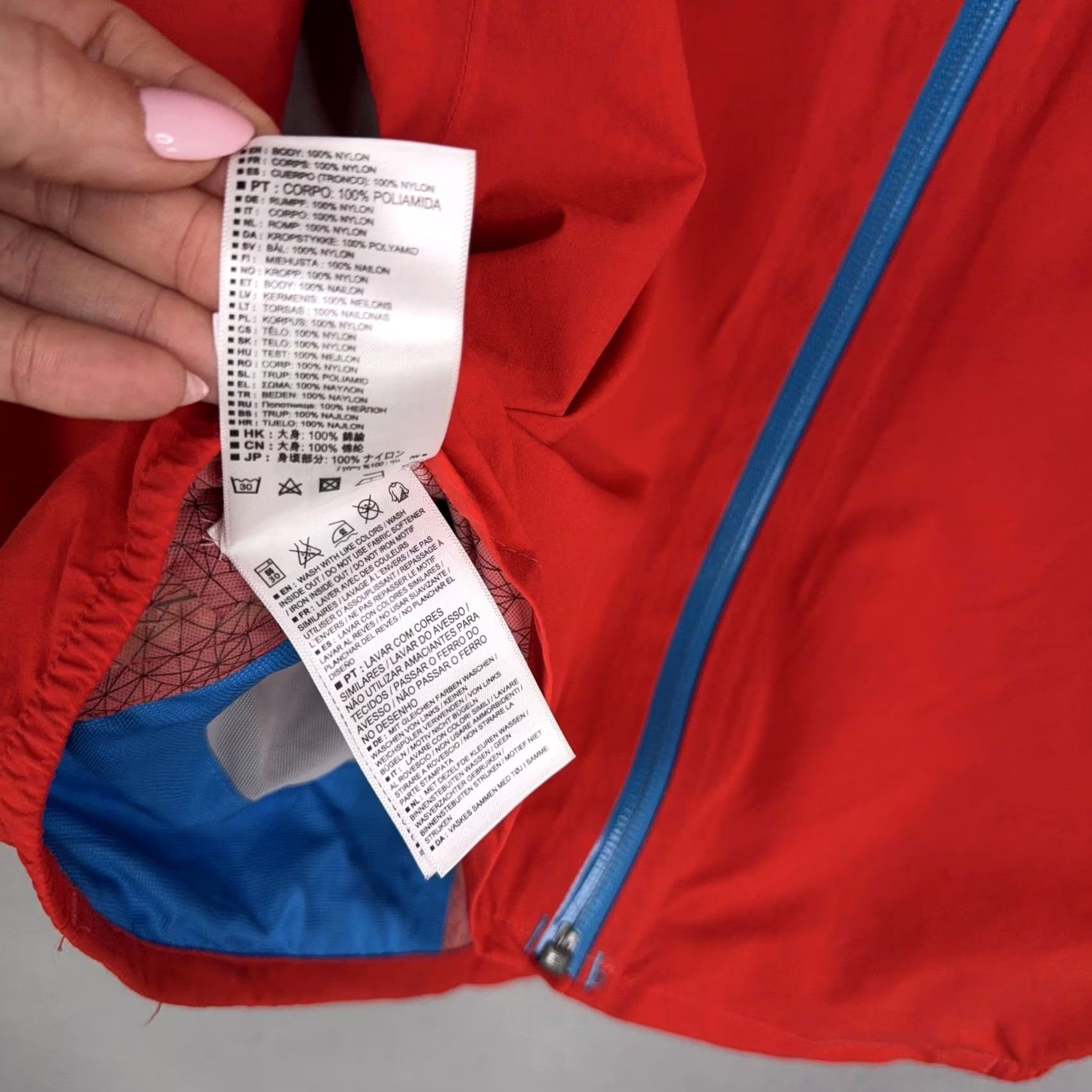 Salomon Salomon Jacket Womens Medium AdvancedSkin Dry Red Hooded Windbreaker Running Size M / US 6-8 / IT 42-44 - 6 Thumbnail