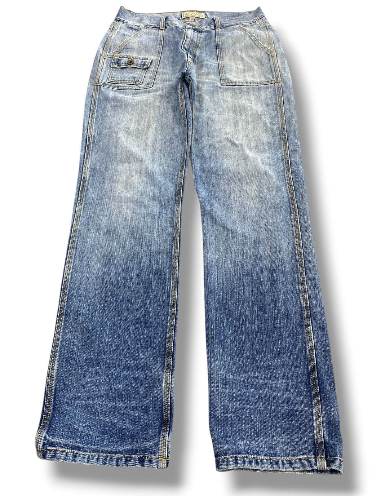 Other Japanese Brand Acid Wash Style Bush Pants Jeans Size US 32 / EU 48 - 1 Thumbnail