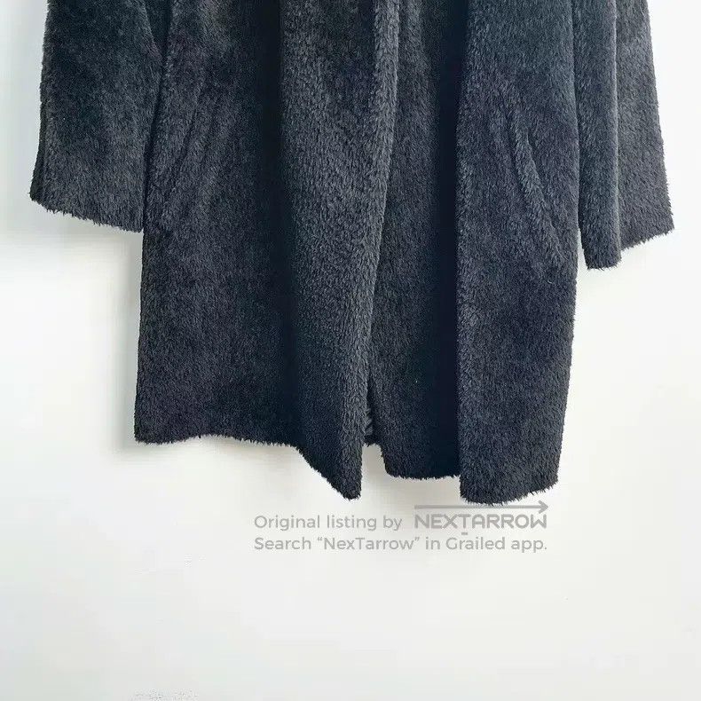 Max Mara Max Mara Black Hooded Fleece Coat Size S / US 4 / IT 40 - 3 Thumbnail