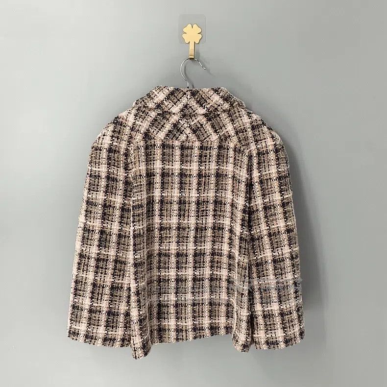 Chanel Chanel Early Spring Holiday Cruise Series Pink Plaid Woven Size S / US 4 / IT 40 - 2 Thumbnail