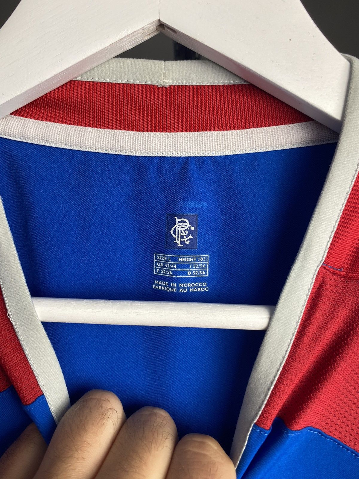 Diadora 2003/04 DIADORA RANGERS HOME SOCCER FOOTBALL JERSEY SHIRT Size US L / EU 52-54 / 3 - 6 Thumbnail