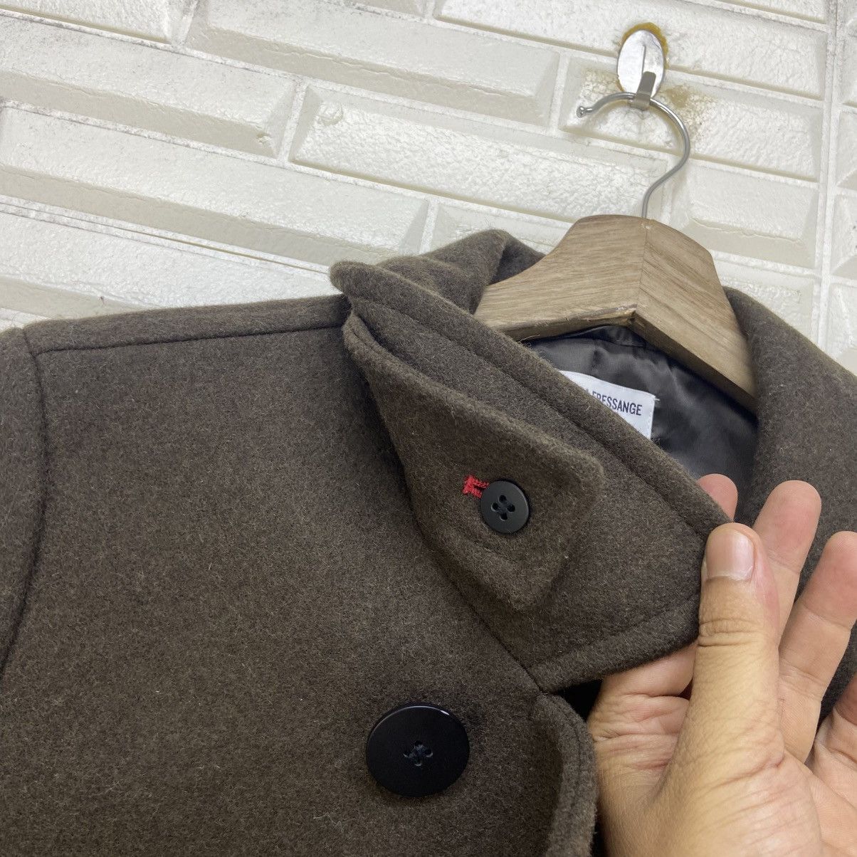 Japanese Brand Ines De La Fressange X Uniqlo Paris Double Breasted Wool Size M / US 6-8 / IT 42-44 - 6 Thumbnail