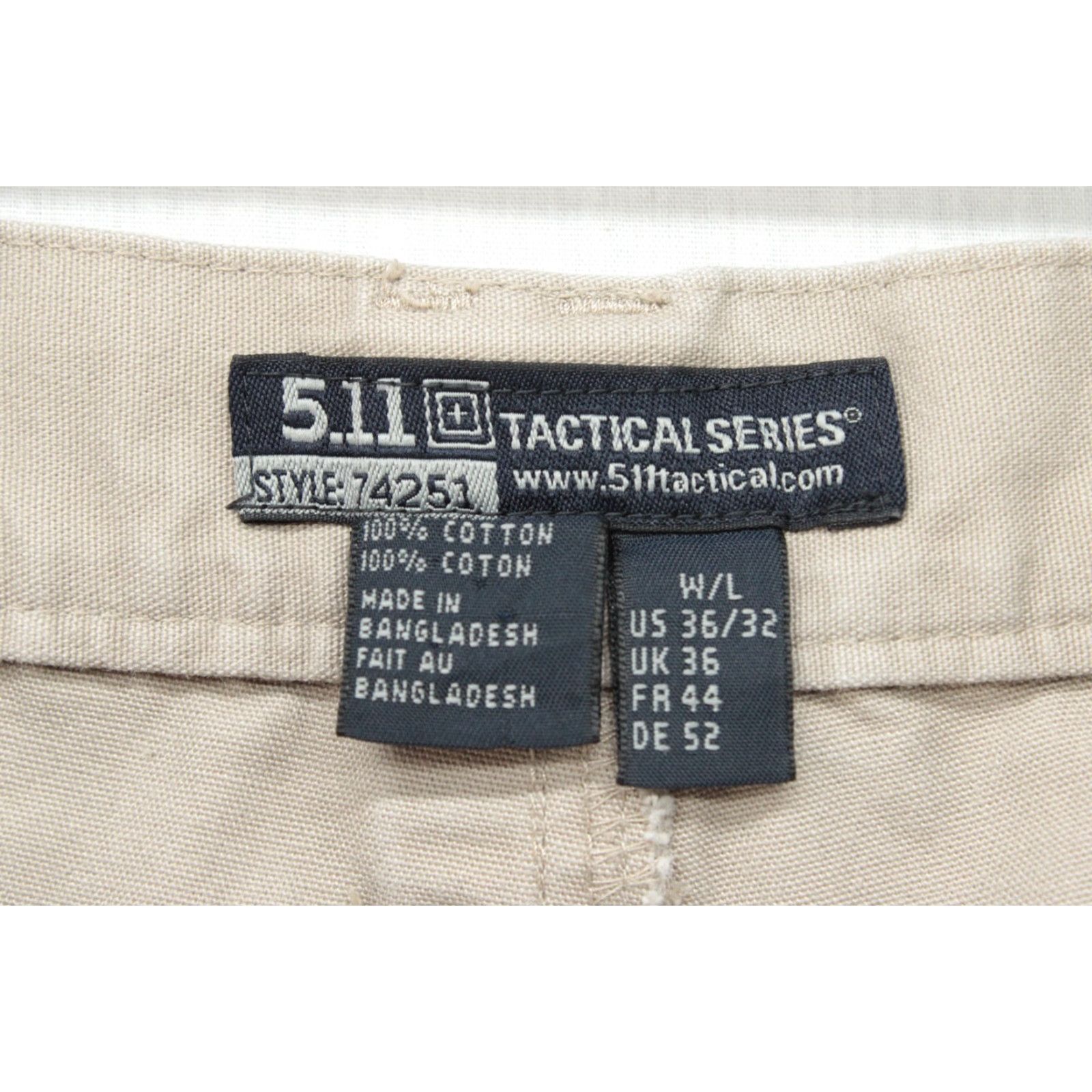 Vintage 5.11 Tactical Men's Pants Beige 36x30 Cargo Pro Cotton Workwear Cargo Pants Mens Beige 5.11 Taclite Pro 74251 Size US 36 / EU 52 - 6 Thumbnail