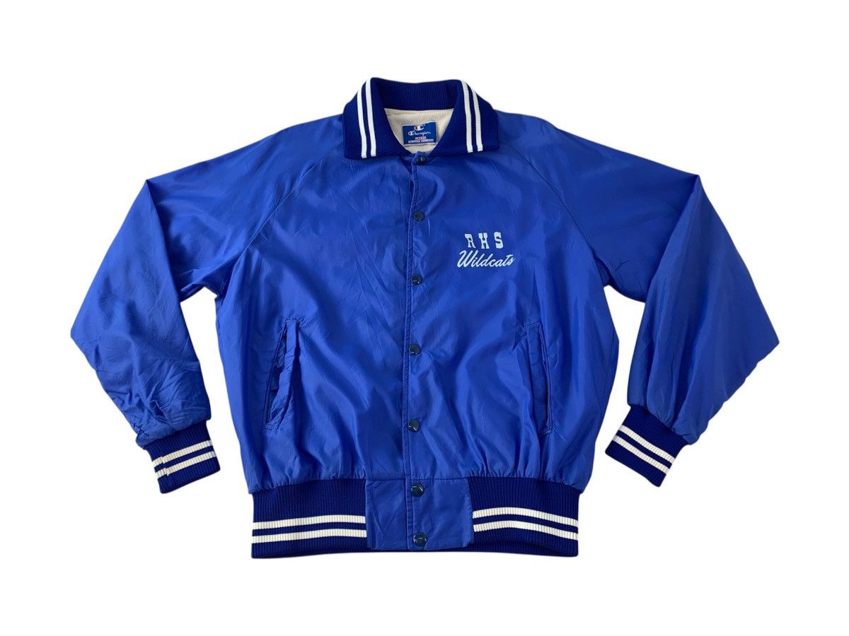 Champion Champion Rhs Wildcats Roseville Satin Bomber Varsity Jacket Size US L / EU 52-54 / 3 - 1 Thumbnail