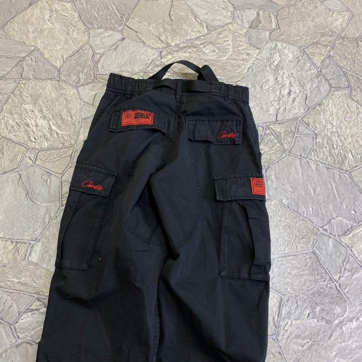 Corteiz corteiz cargo pants red black logo Size US 30 / EU 46 - 5 Thumbnail