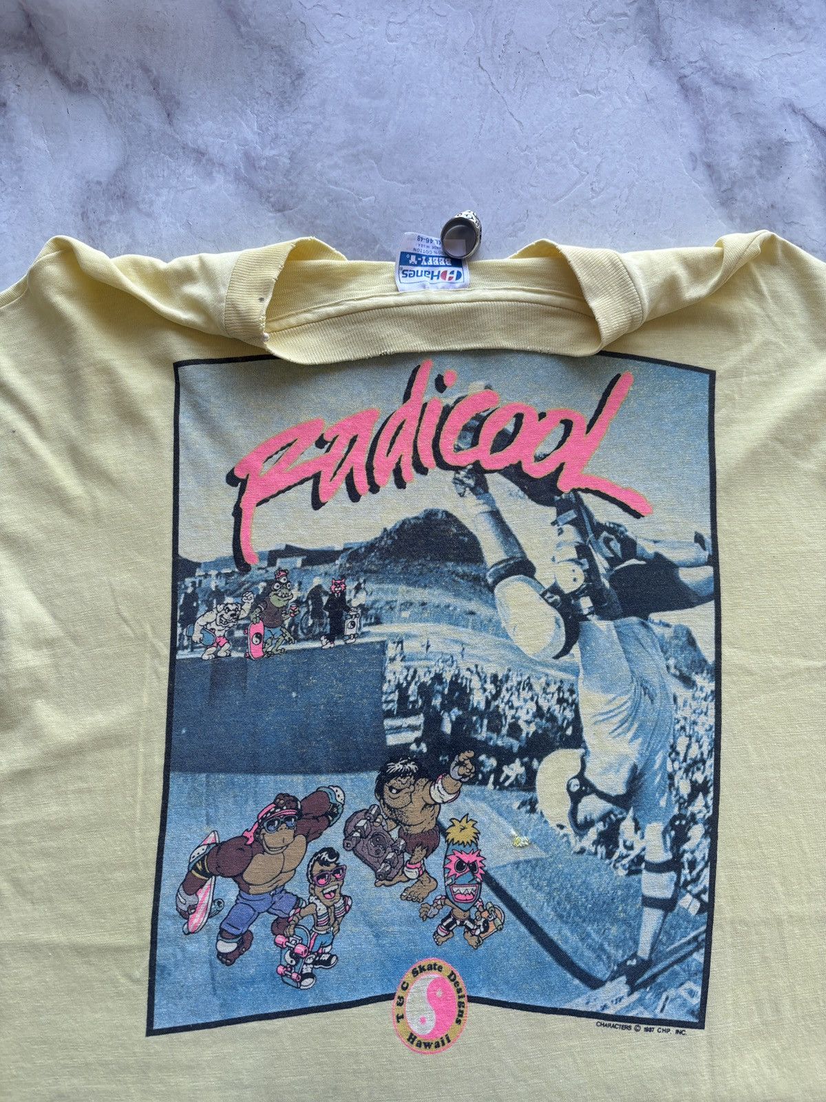 Vintage 80s T&C surfing skate tee Size US XL / EU 56 / 4 - 1 Thumbnail