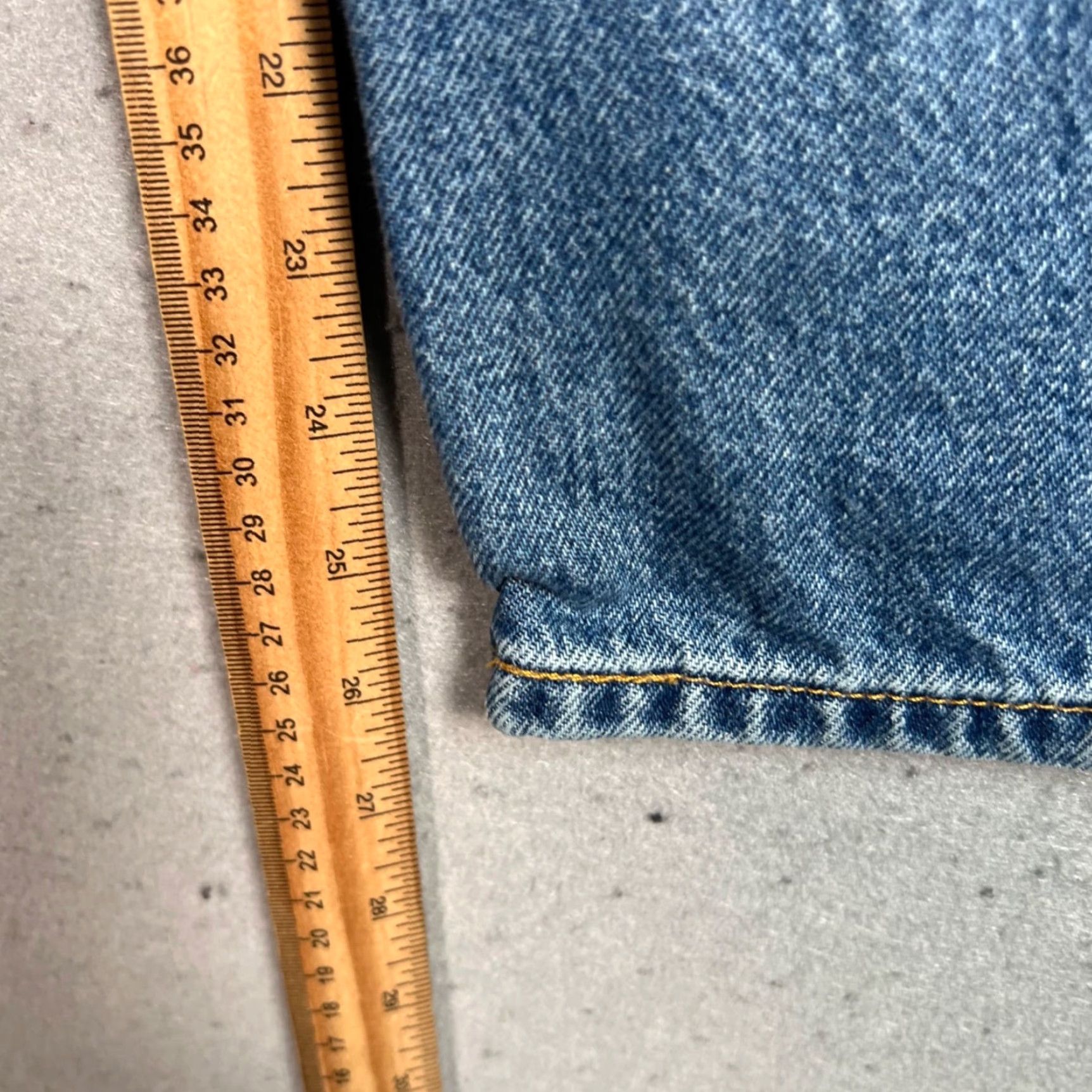 Levi's Levis 550 Womens 16 Slim Relaxed Fit Slim Blue Denim Jeans Mid-Rise 100% Cotton Size 38" / US 16 / IT 52 - 7 Thumbnail