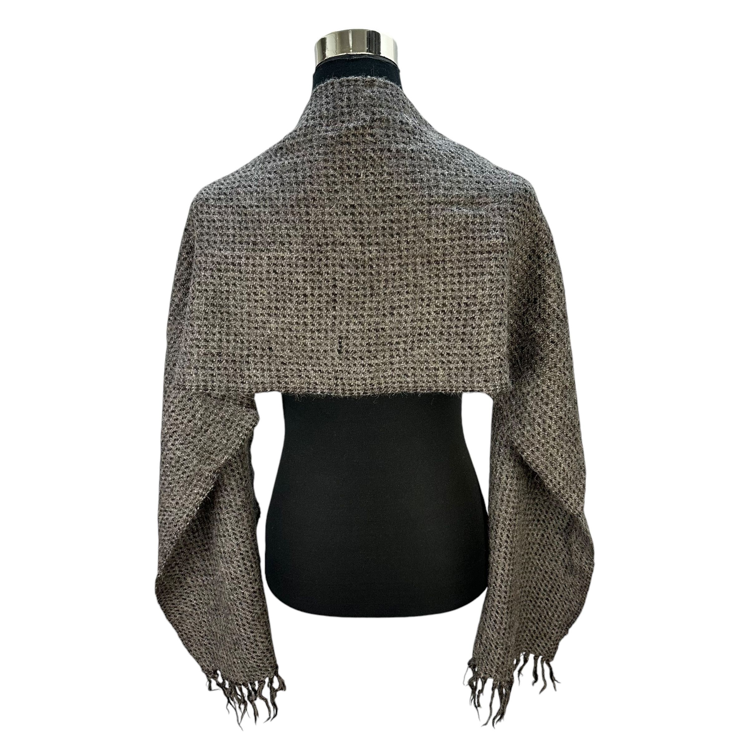 Japanese Brand HELENA RUUTH Handmade Muffler Neckwear Scarf #A68-1642 Size ONE SIZE - 2 Thumbnail