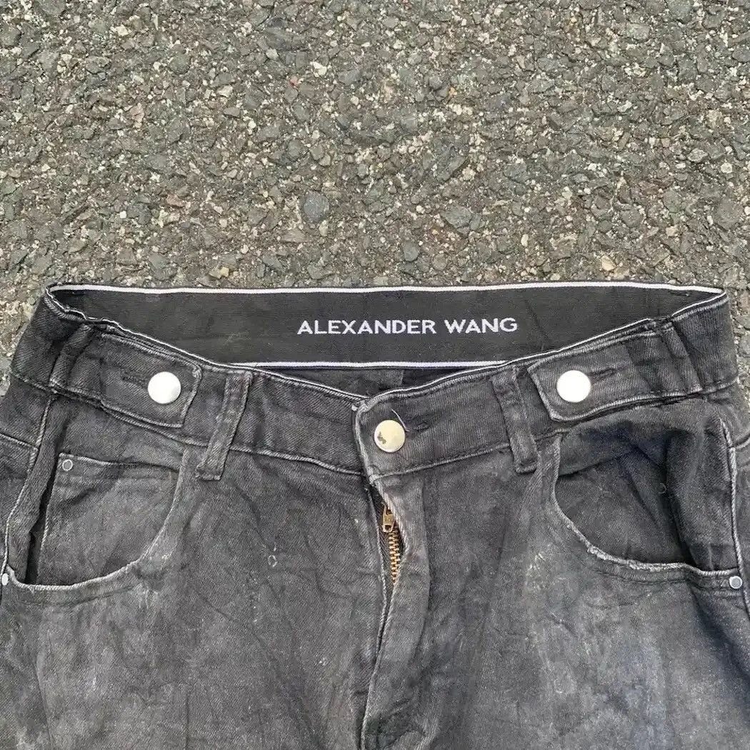 Alexander Wang × Designer × Vintage ALEXANDER WANG TROUSERS STRETCHABLE SPRING WAIST DIRTY FADED Size US 29 - 7 Thumbnail