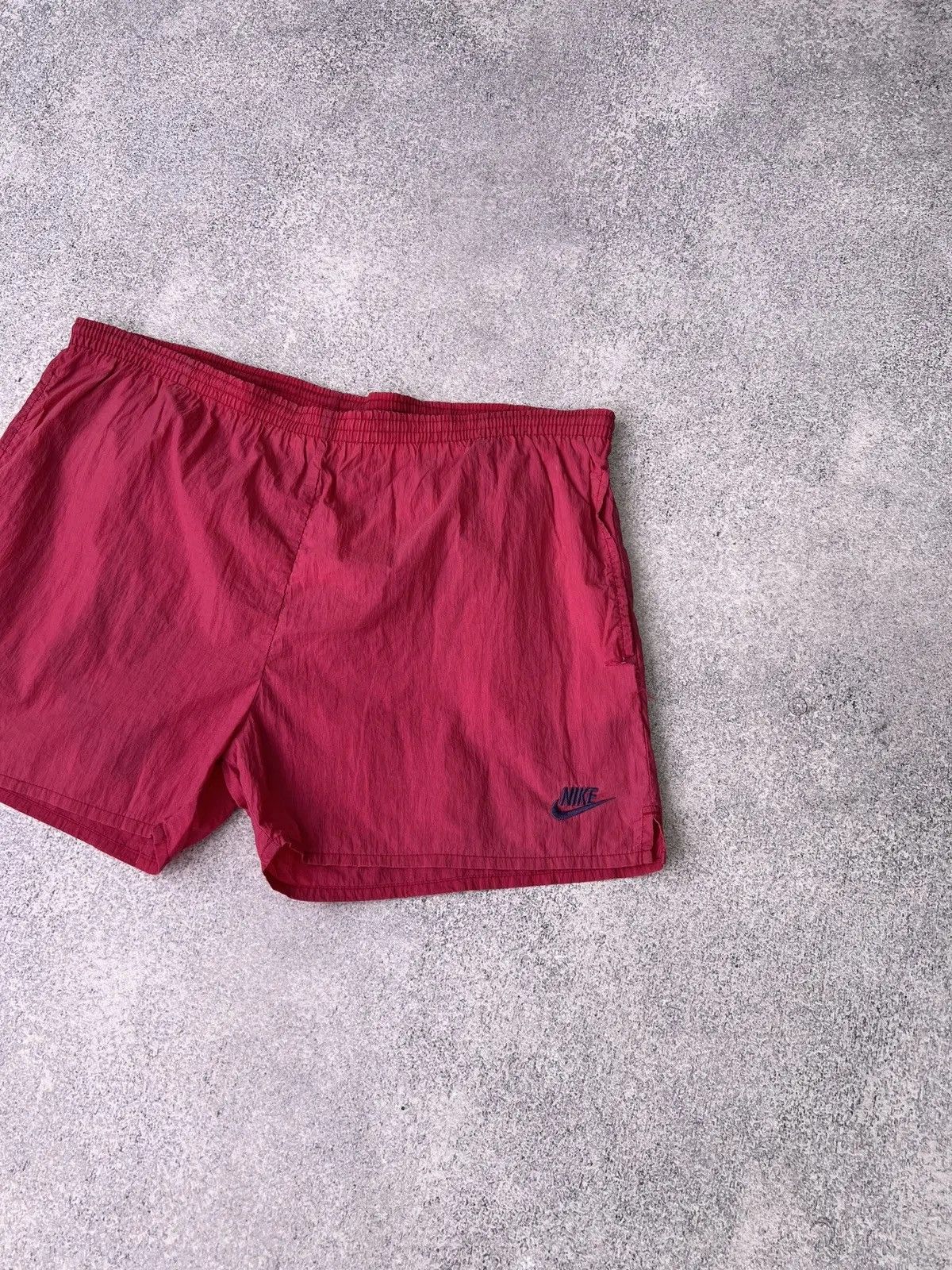 Nike × Vintage Vintage Nike 90s style shorts big logo swoosh Size US 35 - 3 Thumbnail
