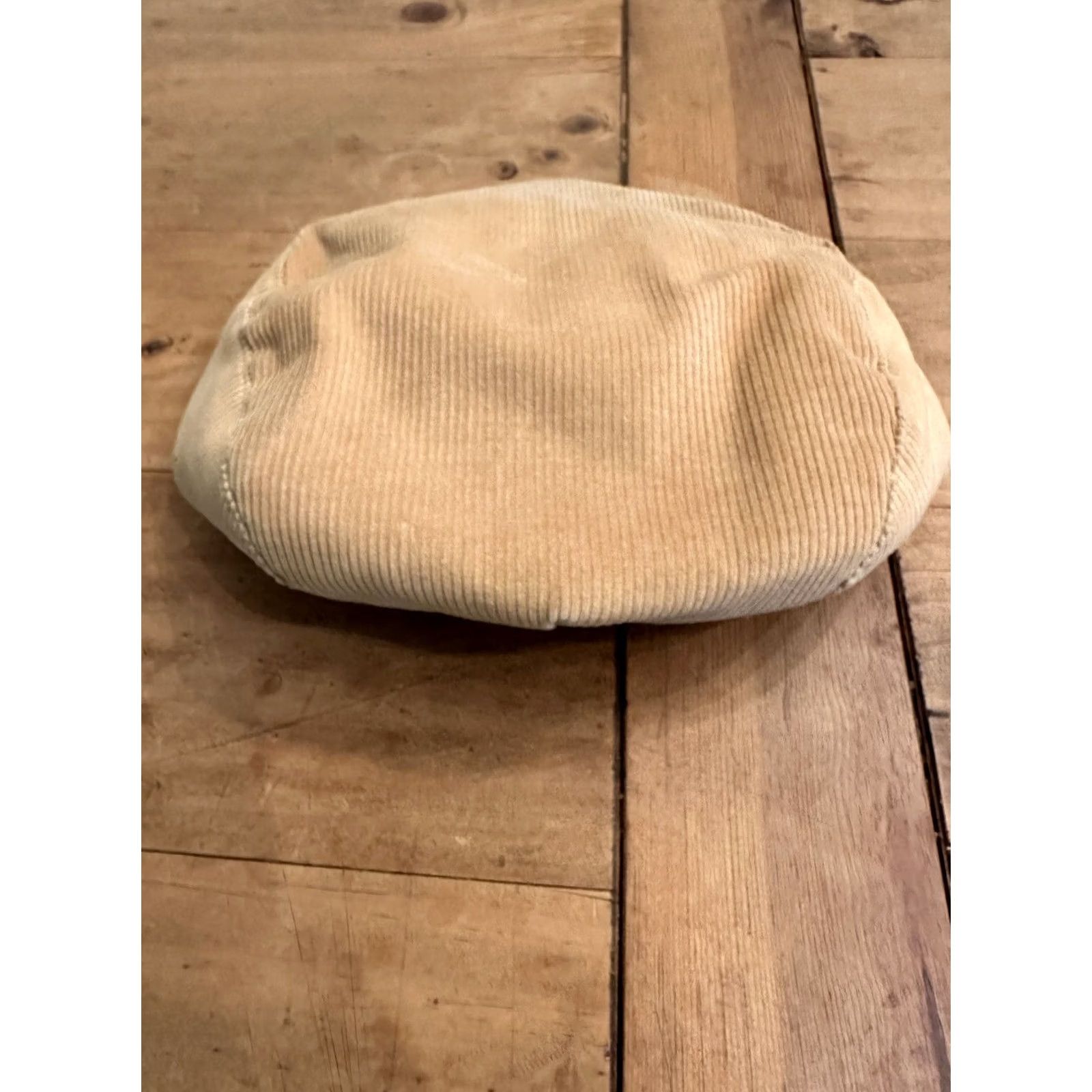 Disney VINTAGE Dorfman Pacific Hat Cap Beige Corduroy Paper Boy Cabby Small Mens Size ONE SIZE - 4 Thumbnail