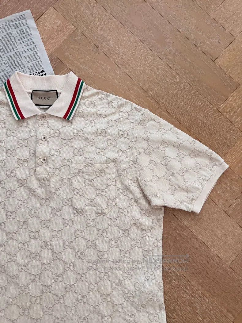 Gucci Gucci Logo printed short-sleeved polo shirt Size US XL / EU 56 / 4 - 5 Thumbnail